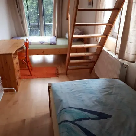 Prázdninový dům Holzhaus Mit Gruener Aussicht Zum Erholen Burgheim